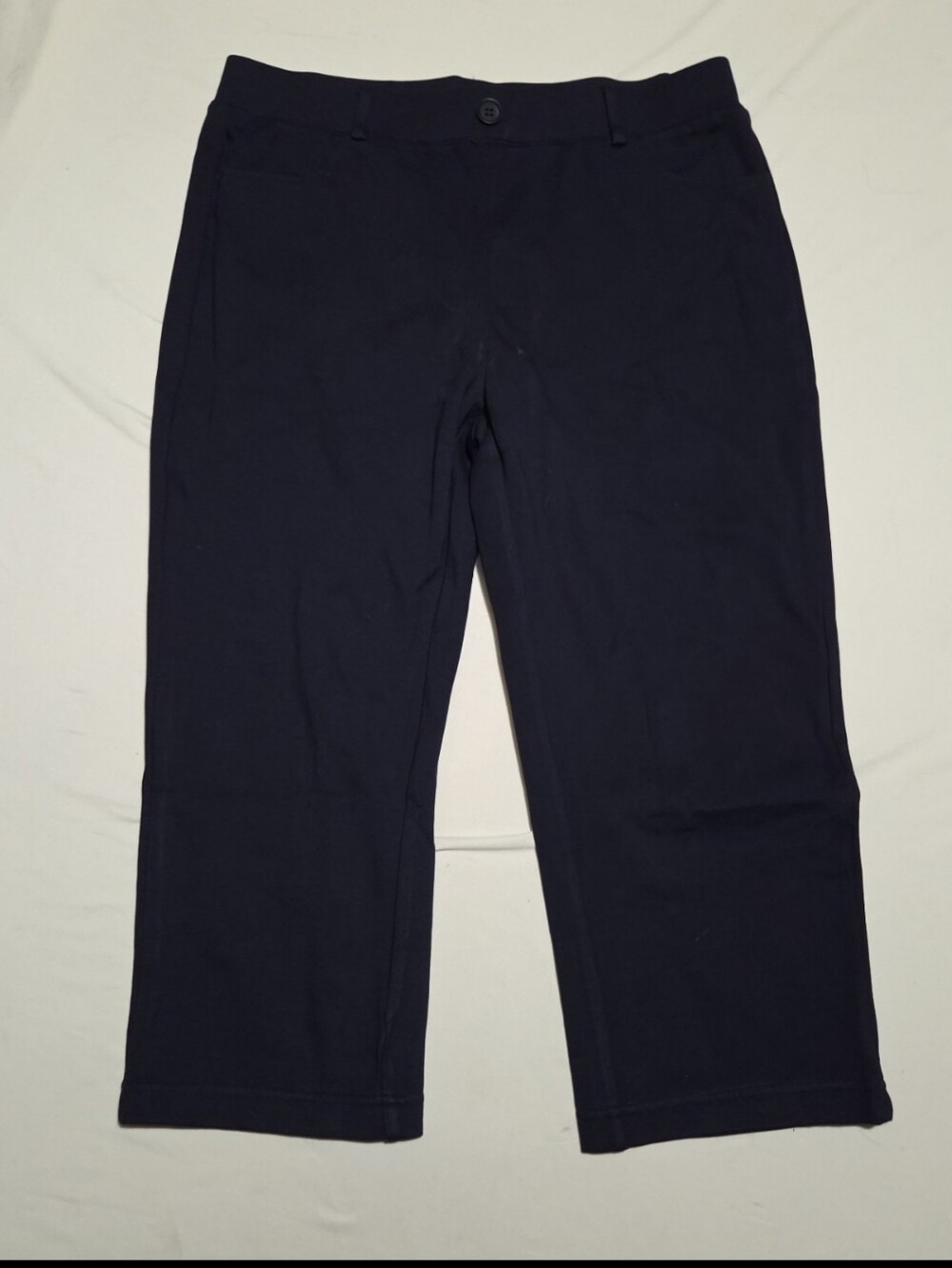 Mofiz women's medium navy bermuda stretch shorts #24